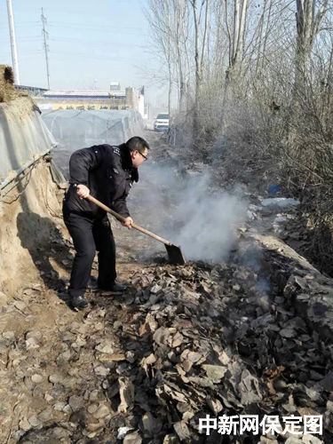 保定莲池区严查焚烧秸秆行为 争取不冒烟