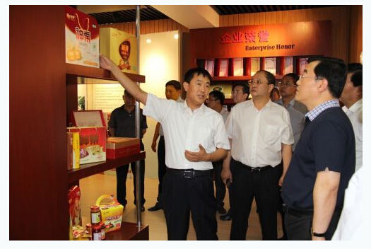 河北省省长张庆伟同志莅临承德神栗食品有限公