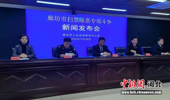 河北廊坊打掉涉黑涉恶组织128个将成立专业队常态化扫黑