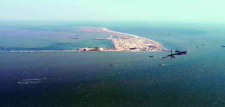 精卫填海今尤在+曹妃甸吹沙造田展雄姿