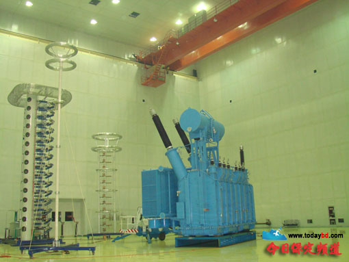 天威保变(合肥)公司超高压试验大厅正式投入使