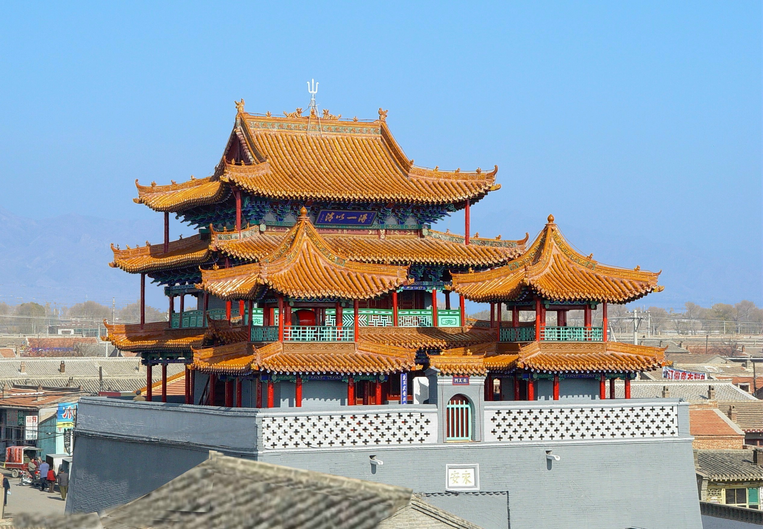 【转载】河北省 阳原县地标 阳原玉皇阁