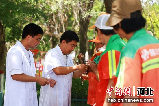河北孟村多举措送清凉 呵护户外劳动者